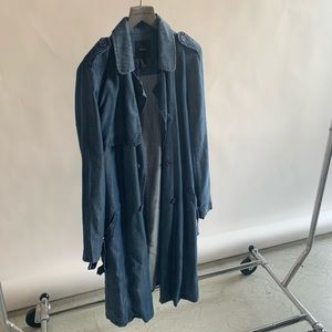 FOREVER 21 - Denim Wash Trench Coat